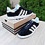 Чоловічі кросівки Adidas Gazelle (сіро-чорні) стильні повсякденні кроси 11066 Адідас vkross, фото 7