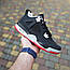 Чоловічі кросівки Nike Air Jordan 4 (чорні з червоним) модні повсякденні кроси 11169 Найк vkross, фото 5