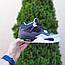 Чоловічі кросівки Nike Air Jordan 4 (чорно-сірі) модні повсякденні кроси 10987 Найк vkross, фото 4