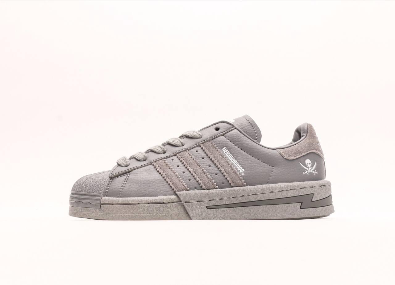 Чоловічі кросівки NEIGHBORHOOD X ADIDAS SUPERSTAR (сірі) повсякденні кроси Adss6 Адідас vkross