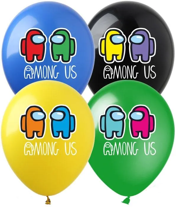 Повітряні кульки Амонг Ас | Асорті