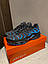 Чоловічі спортивні кросівки Nike AIR MAX PLUS 'BLACK UNIVERSITY BLUE (чорні із синім) повсякденні nk57 Найк vkross, фото 6