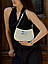 Жіноча сумка Celine Medium Tilly Bag in Shiny Calfskin Cream (молочна) модна сумочка KIS99442 vkross, фото 9