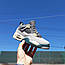 Чоловічі кросівки Nike Air Jordan 4 (сірі із зеленим) модні повсякденні кроси 10990 Найк vkross, фото 3
