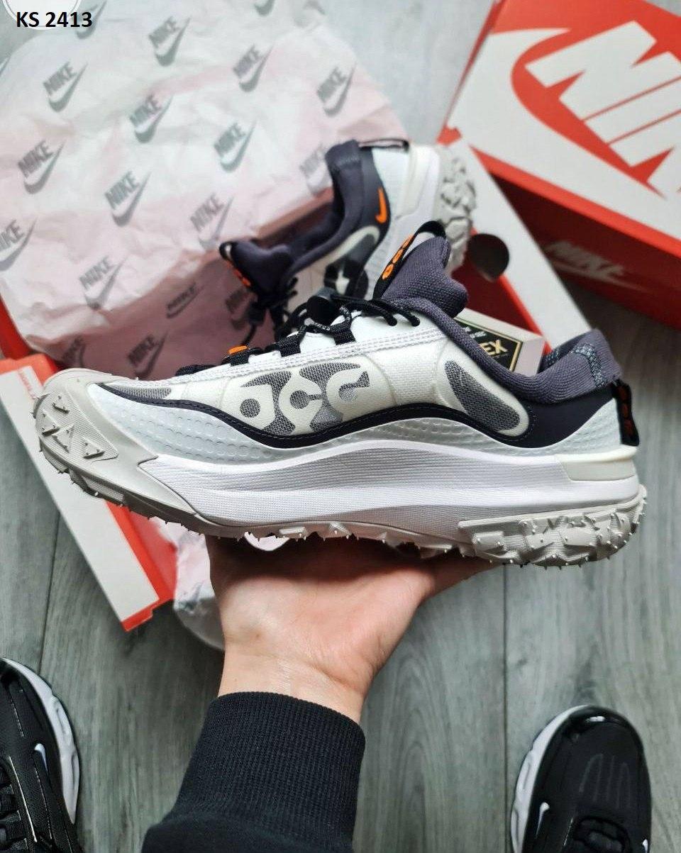 Чоловічі кросівки Nike ACG Mountain Fly 2 Low White (білі) стильні кросівки KS2413 Найк vkross