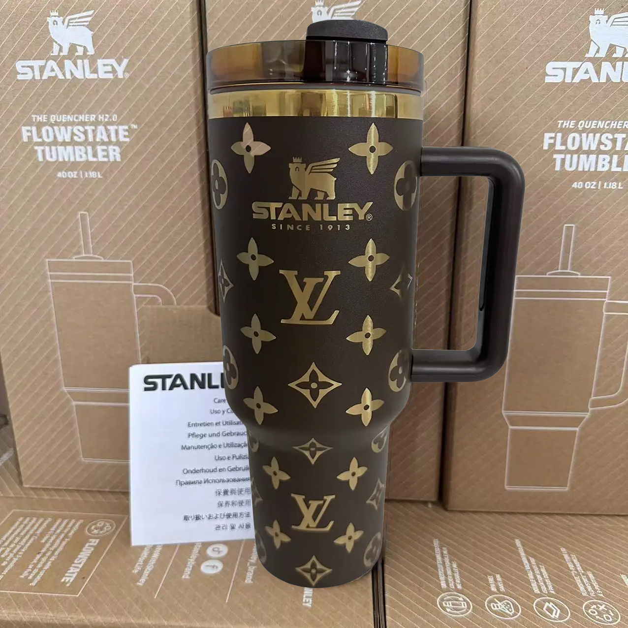 Термос термочашка Stanley Quencher H2.0 Tumbler з нержавіючої сталі  1,18 л KT6007805