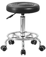 Стілець для майстра манікюру і педикюру без спинки (чорний)