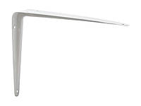 Консоль для полиці металева біла 200х250мм 8х10" Кронштейни та кріплення для полиць (1 шт)