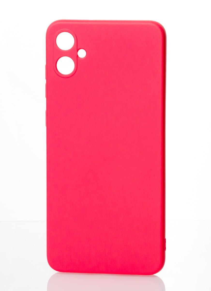 Чохол Silicone Case Samsung Galaxy A04e Малиновий, фото 1