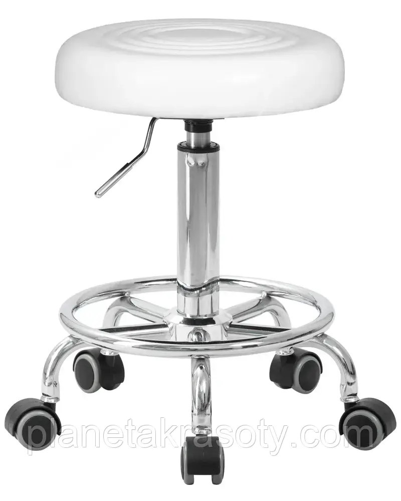 Стілець майстра без спинки на коліщатках, фото 1