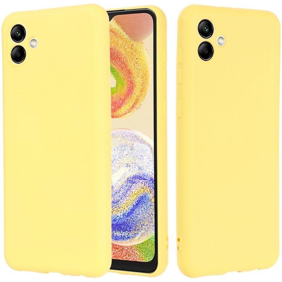Чохол Silicone Case Samsung Galaxy A04 Жовтий, фото 1