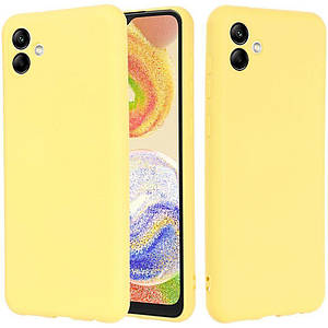 Чохол Silicone Case Samsung Galaxy A04e Жовтий