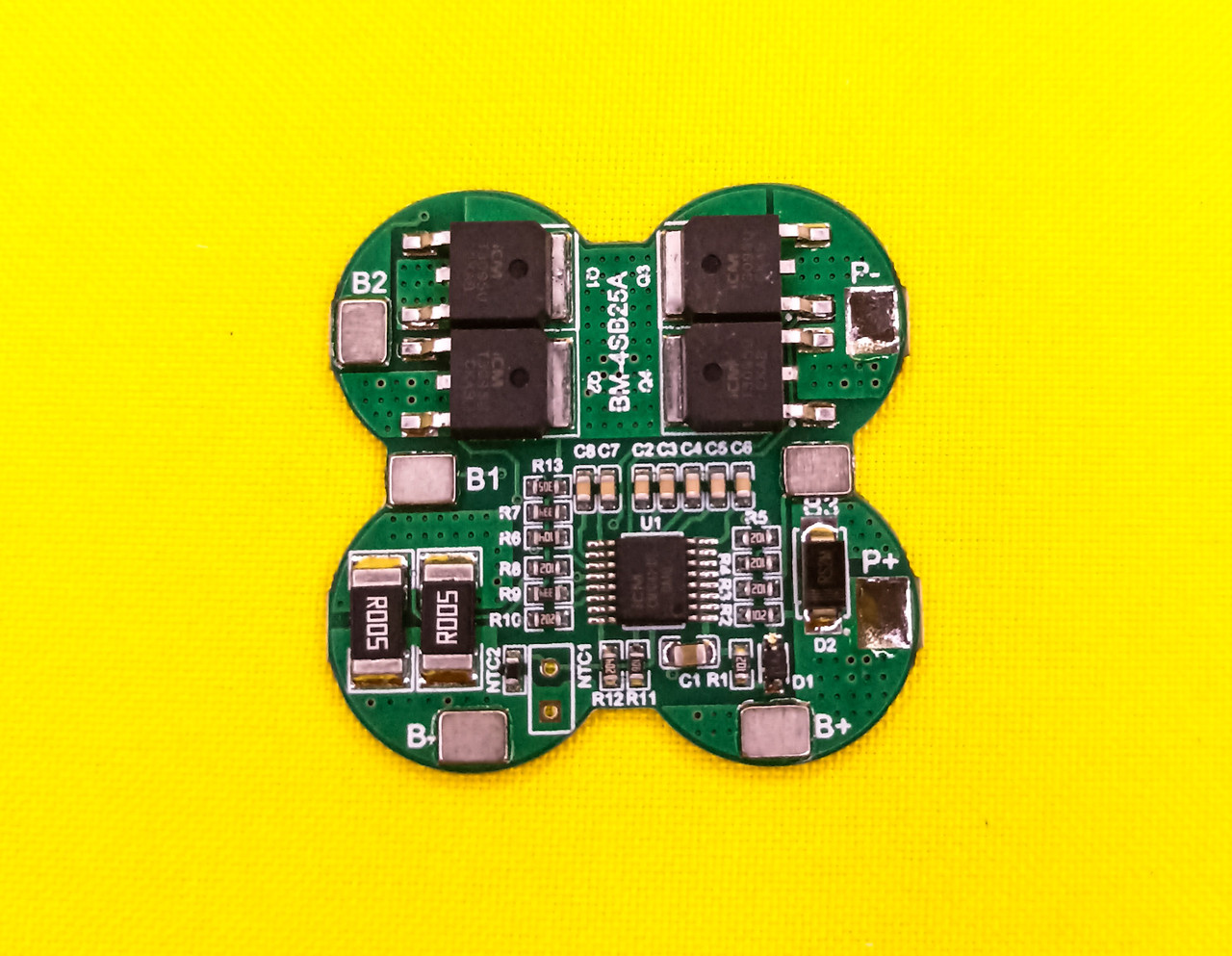 Контроллер BMS 4S 14,8v (16,8в), 4MOS 20A