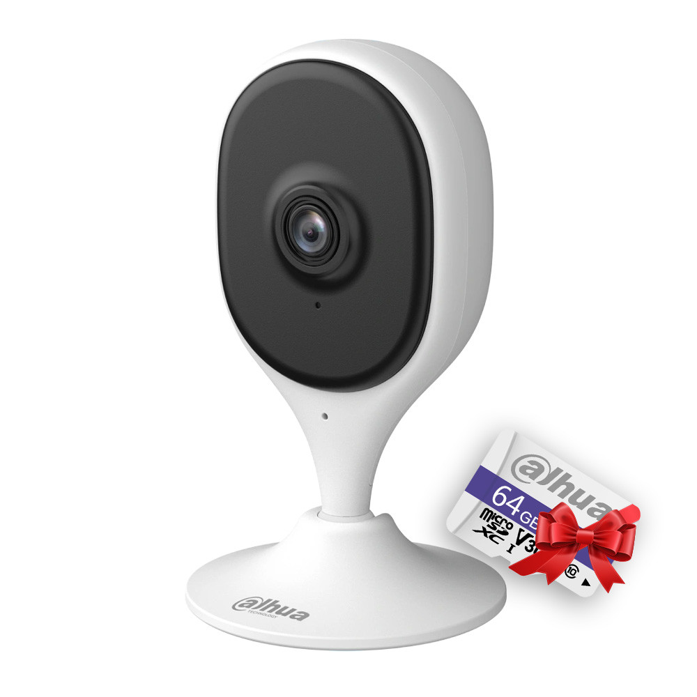 IP відеокамера Dahua 5 Мп Wi-Fi DH-C5A, SD до 256 Гб вбудований мікрофон та динамік