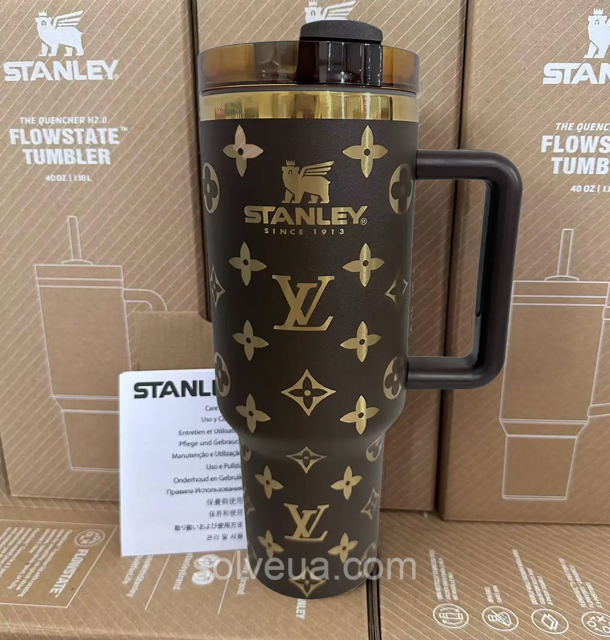 Термос термочашка Stanley Quencher H2.0 Tumbler з нержавіючої сталі 1,18 л KT6007805 solve