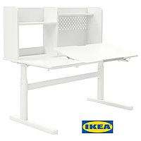 Дитячий письмовий стіл IKEA BERGLÄRKA 120х70 см Білий 095.664.85
