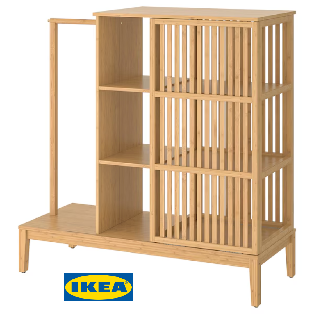 Шафа IKEA NORDKISA 120х123 см Дерев'яна 304.394.76