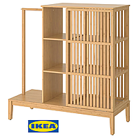 Шафа IKEA NORDKISA 120х123 см Дерев'яна 304.394.76
