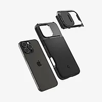 Чехол Spigen Optik Armor MagFit для iPhone 16 Pro (2024), ACS08149 - Matte Black, фото 4