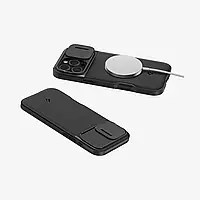 Чехол Spigen Optik Armor MagFit для iPhone 16 Pro (2024), ACS08149 - Matte Black, фото 7