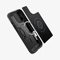 Чехол Spigen Optik Armor MagFit для iPhone 16 Pro (2024), ACS08149 - Matte Black, фото 5