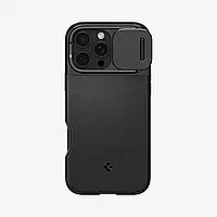 Чехол Spigen Optik Armor MagFit для iPhone 16 Pro (2024), ACS08149 - Matte Black, фото 2