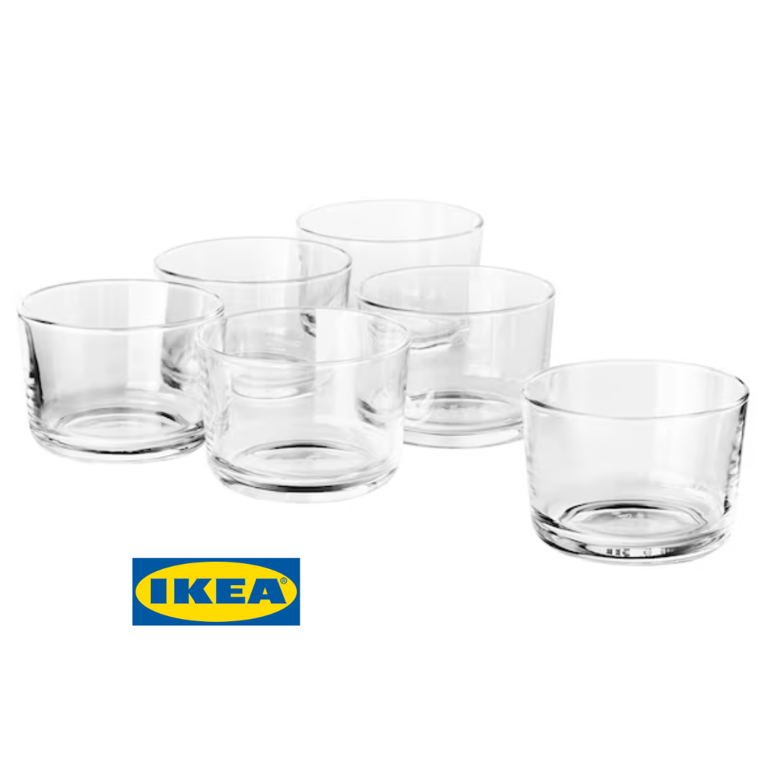Набір склянок IKEA 365+ 6 предметів Прозорі 102.783.56