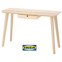 Робочий стіл IKEA LISABO 118х45 см Дерев'яний 302.990.70