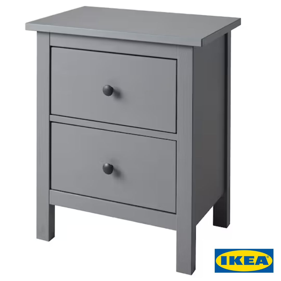 Комод IKEA HEMNES 54x66 см Сірий 003.924.61
