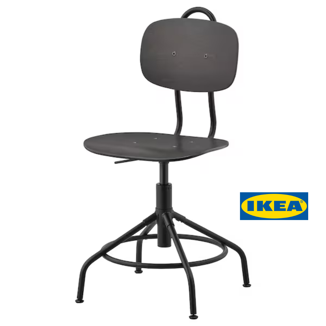 Офісний стілець IKEA KULLABERG Чорний 903.255.18