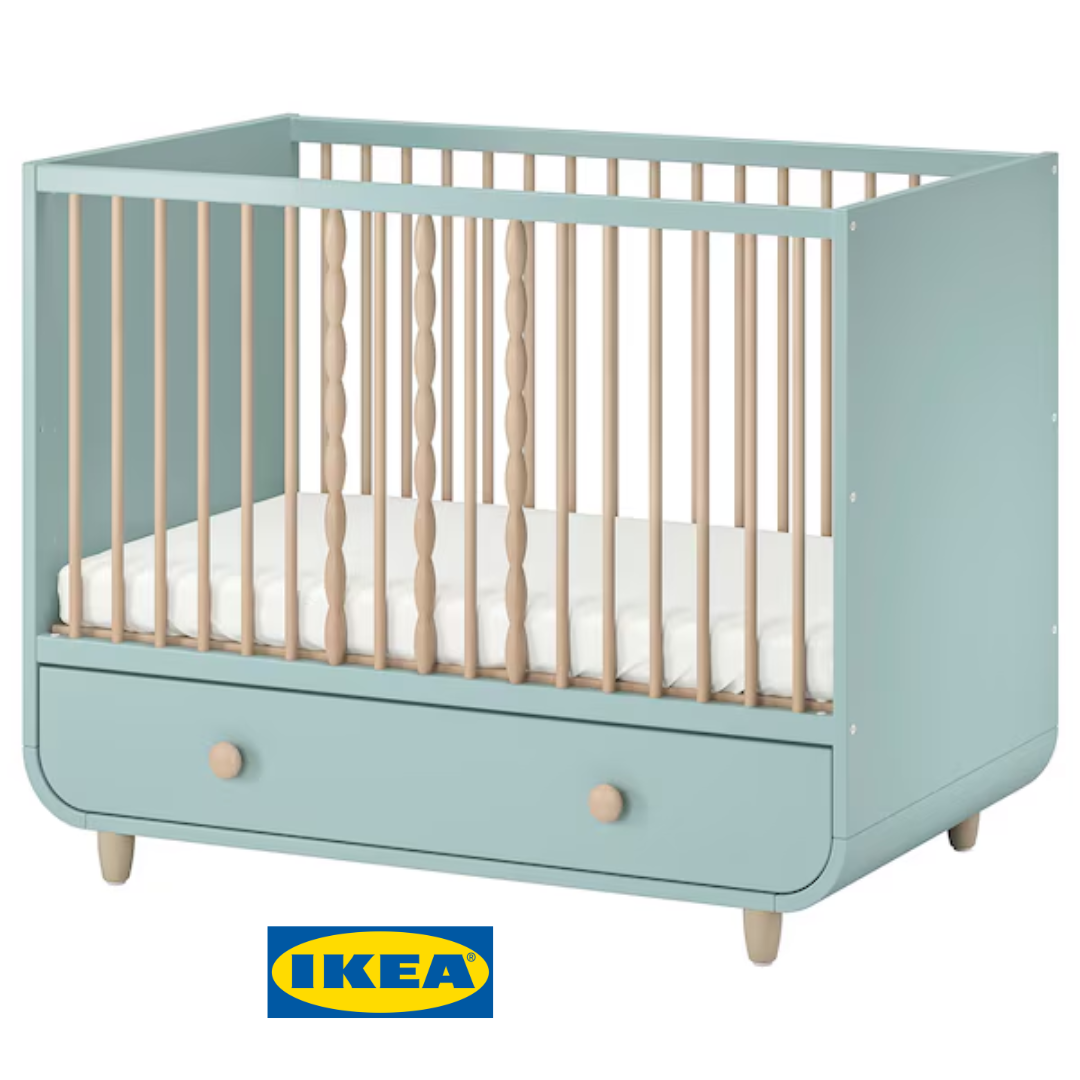 Дитяче ліжко IKEA MYLLRA Світло-бірюзове 804.626.19