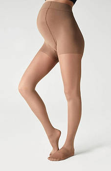 Колготки 60 ден для вагітних Marilyn Mama 60 Чорні Бежеві розміри 2 3 4