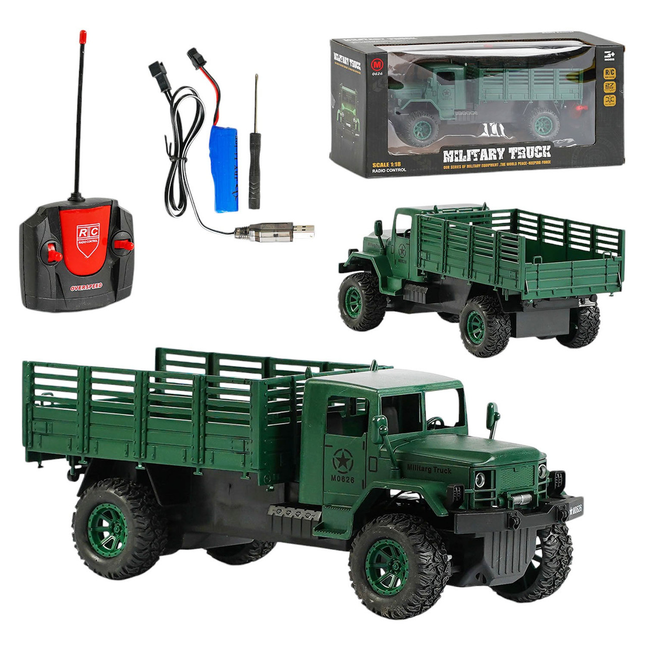 Машинка на радіокеруванні (світло, задній привід, акумулятор 3.7 V) 0626 AK, фото 1