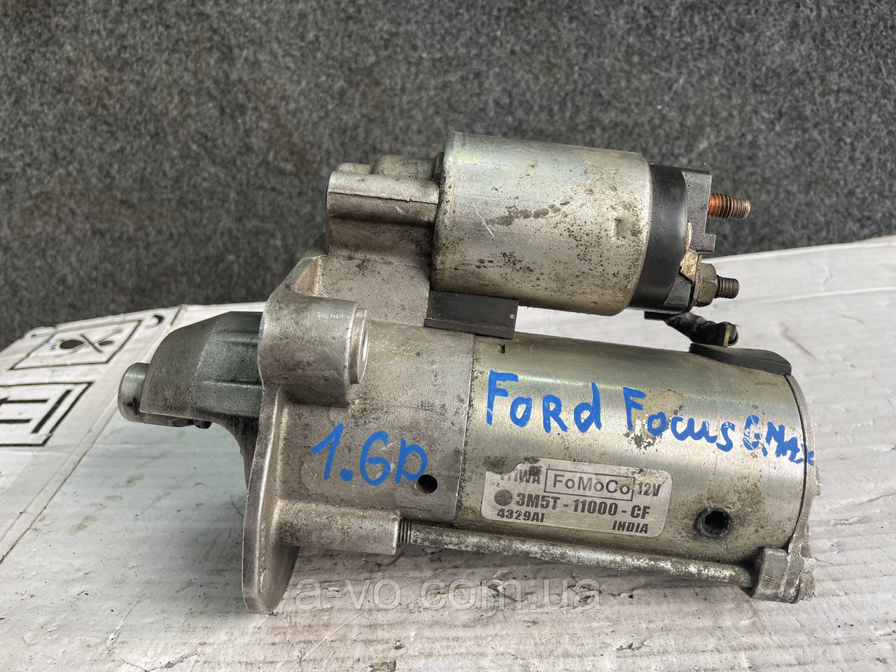 Стартер для Ford Transit, Focus, C-MAX, 1.6 TDCI, 3M5T-11000-CF, 11зуб, фото 1