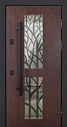 Вхідні двері з терморозривом Trees та замками Mottura Венге темний