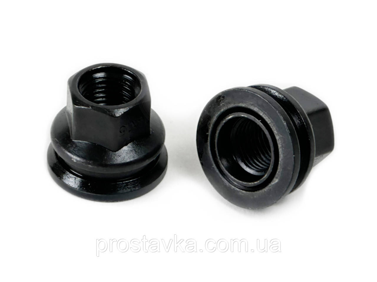 Гайка колісна M14X1,50 висота 24 мм VW Чорна, фото 1