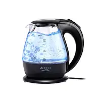 Чайник скляний Adler AD 1224 1.5 л Black