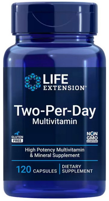 Комплекс вітамінів та мінералів Life Extension Two-Per-Day Capsules 120 капсул