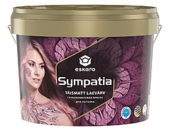 Eskaro Sympatia, фарба для стель білосніжна глибокоматова, 2,85л