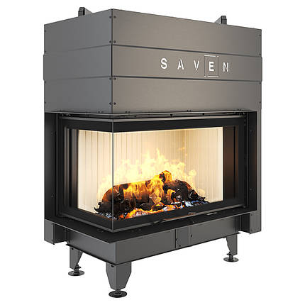 Камінна топка кутова SAVEN Energy Up 85х50х47L (17,0 kW) ECO, фото 1