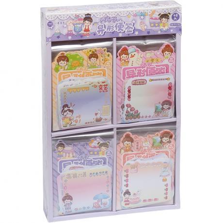 Від 6 шт. Набор декоративных стиков для заметок 30ар (15 бумажные +15 самоклеющие) XM-JD2562С   купити дешево оптом в