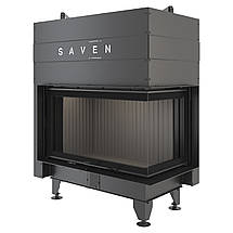 Камінна топка кутова SAVEN Energy Up 85х50х47R Black (17,0 kW) ECO, фото 6