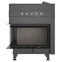 Камінна топка кутова SAVEN Energy Up 85х50х47L Black (17,0 kW) ECO, фото 5