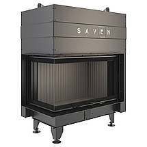 Камінна топка кутова SAVEN Energy Up 85х50х47L Black (17,0 kW) ECO, фото 6