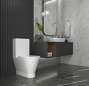 TWIST комплект : унітаз підлоговий з сидінням Soft-close + бачок, фото 3