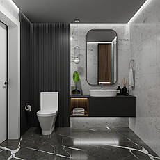 TWIST комплект : унітаз підлоговий з сидінням Soft-close + бачок, фото 4