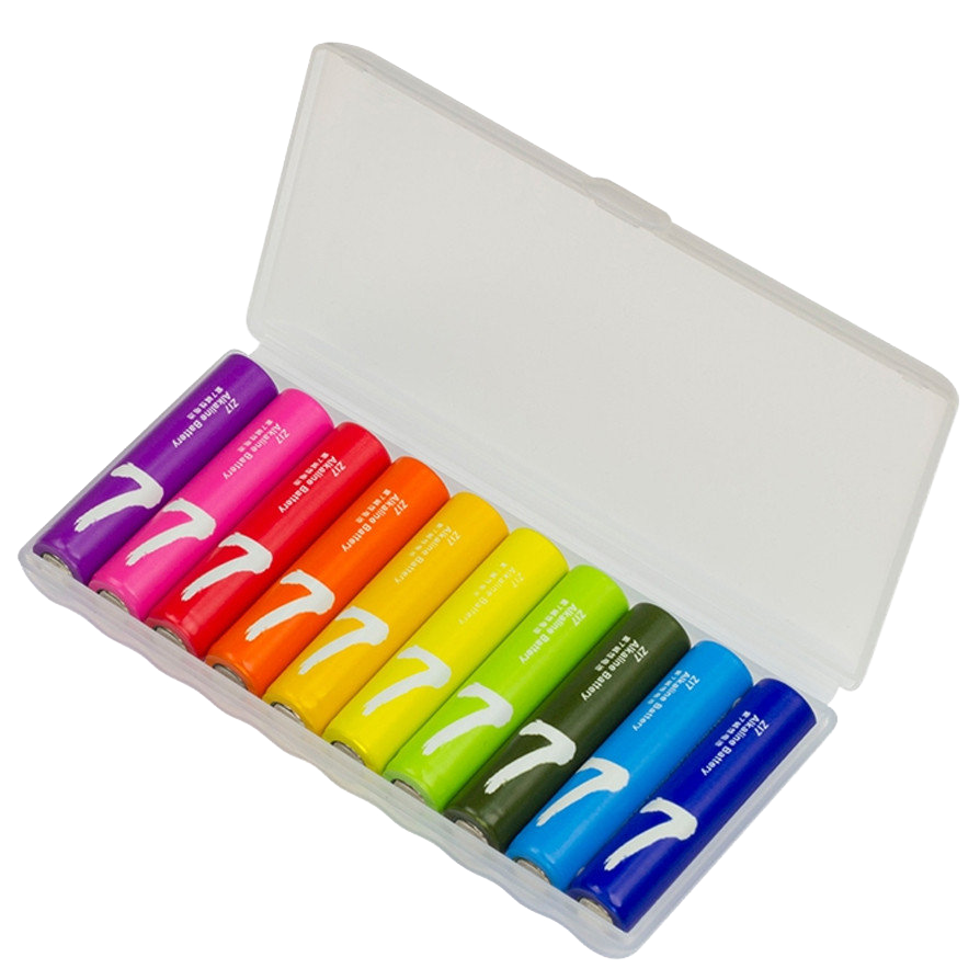 Батарейки веселка Xiaomi ZMI ZI7 Rainbow AAA (NQD4001RT) 10 шт у комплекті