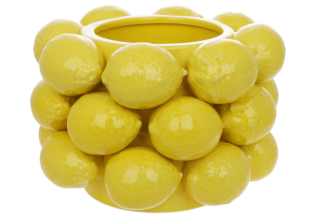 Ваза порцелянова Lemon D25*17см ТОВАР ВІД ВИРОБНИКА