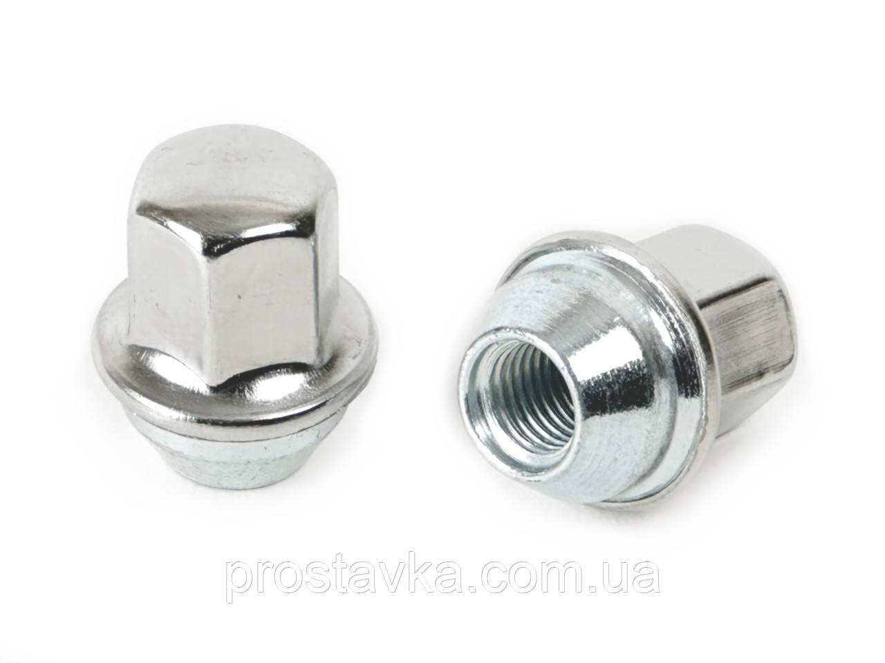 Гайка колісна M12X1,50 FD1345 ID Цинк, неірж.ковп. Конус, висота 34 мм, кл.19 мм Ford, фото 1