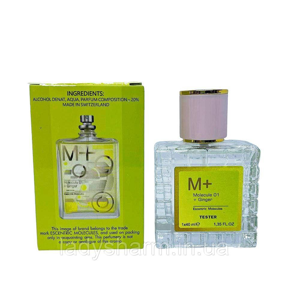 Tester Escentric Molecules Molecule 01 + Ginger 40 ml ( Молекула 01 + Гінгер), унісекс, фото 1